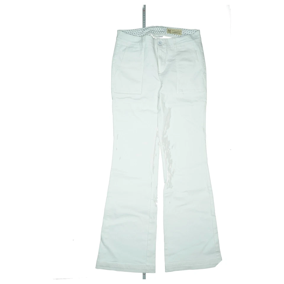 Esprit Damen Bootcut Schlag Flare super stretch Jeans Hose Sommer W28 L30 Weiß - Bild 1 von 4