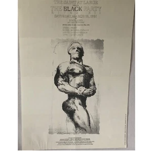 Poster Saint at Large Black Party 3/16/91  28x20  Printed poster - Picture 1 of 1