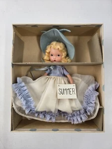 Vintage Multicolored Doll Season Series #91 Summer In Original Box - Picture 1 of 7