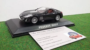PEUGEOT 907 noire Concept Car échell 1/43 PRESSE voiture miniature de collection - Imagen 1 de 1