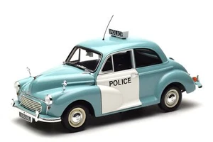 150137090 Morris Minor Police Blue & Whitte Minichamps 1/18 - Picture 1 of 8
