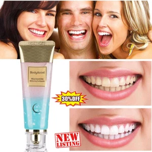 100g Niacinamide Whitening Toothpaste Natural Teeth Intense Stain Oral Fresh New - Picture 1 of 11