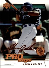 2005 Upper Deck Pro Sigs Seattle Mariners Baseball Card #76 Adrian Beltre