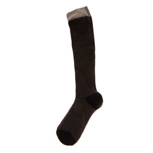 DOLCE & GABBANA Ribbed Calf Socks Size L / 10-12Y Thin Knit Made in Italy