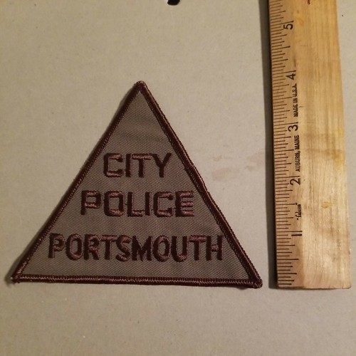 Triangle Portsmouth Virginia City police Patch | eBay