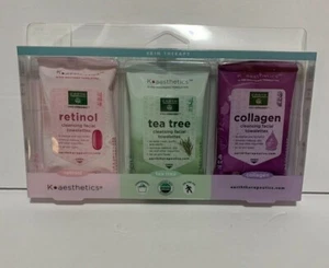 Earth Therapeutics 3-pk. Cleansing & Makeup Removing Facial Towelettes - Picture 1 of 12