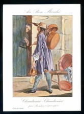 AU BON MARCHE  PARIS  trade card chromo   Chaudronier  François Boucher