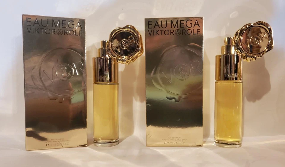 2 бутылки VICTOR & ROLF *EAU MEGA* духи огромный 2,5 унц 75 мл РЕДКАЯ! * Бесплатная доставка * - Изображение 1 из 1