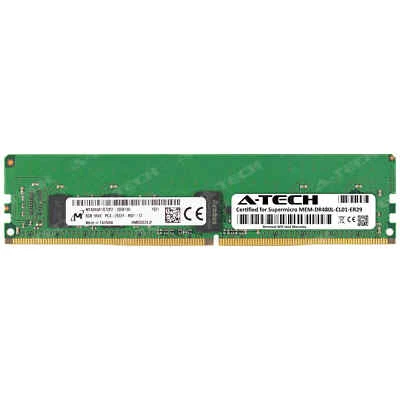 8GB DDR4 PC4-23400 RDIMM Supermicro MEM-DR480L-CL01-ER29 Equivalent Memory RAM - Image 1 of 2
