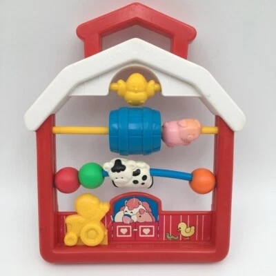 Fisher Price Farmhouse Discovery Beads Barn 1991 Foto 1 de 4