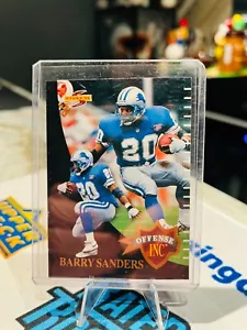 Detroit Lions RB Barry Sanders 1995 Score Offense INC Insert OF4 Football Card - Bild 1 von 2