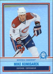 2009-10 (CANADIENS) O-Pee-Chee Retro Rainbow #433 Mike Komisarek/100
