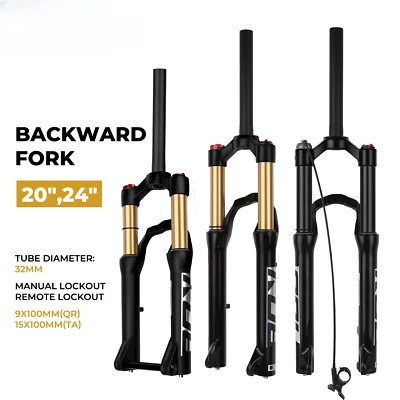 Bicycle Suspension Oil Air Shock Fork for 20/24 Inch Manual/Remote Lockout - Image 1 of 4