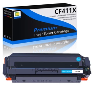 CF411X 410X Cyan Toner Cartridge For HP Color LaserJet Pro M452dn M452dw M452nw - Picture 1 of 24