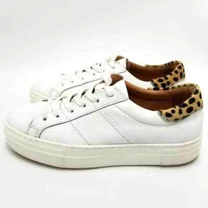 Zapatillas deportivas Skechers para mujer de cuero blanco con plataforma con cordones con estampado animal talla 7,5 - Imagen 1 de 10