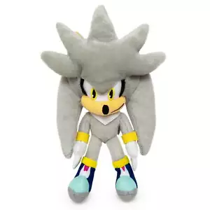 Sonic the Hedgehog - Plüschmünztasche - 8 Zoll Silber Sonic - Bild 1 von 6