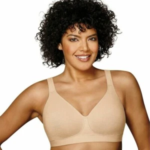 Playtex 18 Hr Ultimate Lift Wire-Free Cotton Bra 474C Taupe Sz.40B,40DDD,42D - Picture 1 of 8