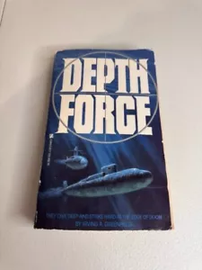 Depth Force by Irving Greenfield vintage paperback submarine adventure USN - Picture 1 of 6