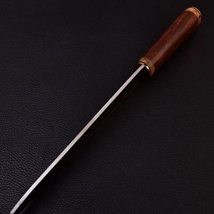 Mittelalter Arbeitsmesser Kelten Wikinger Hartholz Lederscheide MAQ1819 - Bild 1 von 2