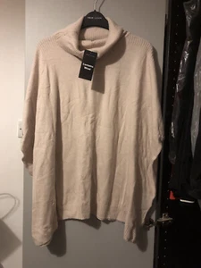 Ladies beige Jumper Short Sleeves Jumper Knitwear SIZE M Size 12/14 Bnwt - Picture 1 of 4