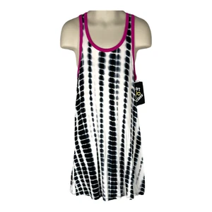 Art Class - Girls Tie-Dye Racerback Swimsuit Cover Up - Black - Size XS (4/5) - Picture 1 of 8