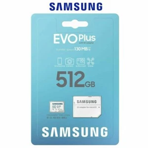 Samsung 512GB Micro SD Card EVO Plus with SD Adapter MB-MC512KA/APC - Picture 1 of 3
