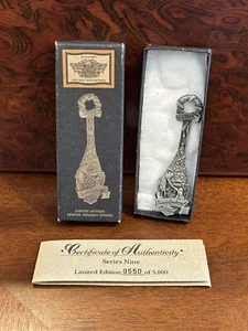 1996 Harley Davidson Limited Edition Collectors Spoon Series Nine ~ #550 of 5000 - Picture 1 of 2