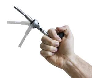 Knarrenset 1/4" 38-teilig mit Schwenkkopf - Bild 1 von 3