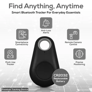 Find My Key Bluetooth GPS Tracker Kind Haustier Locator drahtlos verloren Geldbörse Schlüsselanhänger - Bild 1 von 18