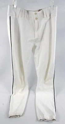 1996 Houston Astros Johnstone #3 Game Used White Baseball Pants 36 0420 - Image 1 of 4