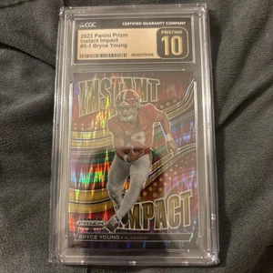 2023 Panini Prizm Draft Picks Instant Impact Bryce Young Gold Flash /49 - Picture 1 of 2
