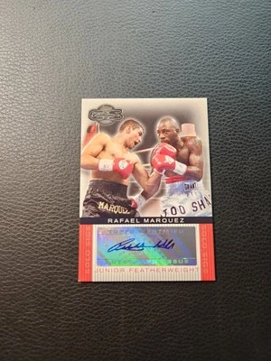 2008 Topps Co-Signers Rafael Marquez Auto Card Boxing SS-RM Solo Sigs - Image 1 of 2