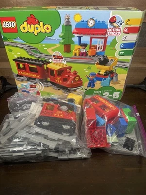 LEGO DUPLO 10874 TREM A VAPOR Completo inclui Caixa e Instruções - Imagem 1 de 4