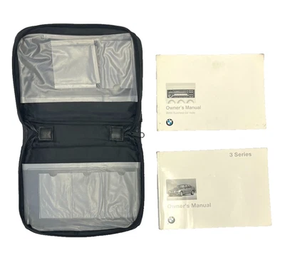 92-99 BMW E36 M3 328i 325i 318i Manual del Propietario Juego de Libros con Bolsa de Cuero Foto 1 de 4