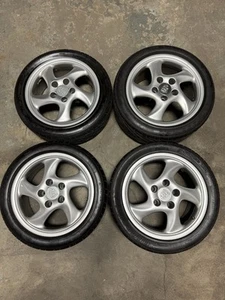 Porsche 911 993 996 Boxster +. Par, Juego Turbo Twist 9Jx17 Radios Sólidos Taza 3 - Imagen 1 de 15