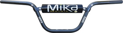 Mika Metals 7/8 pol. Guidão - Pit Bike High Bend - Almofada preta motocicleta ATV/UTV - Imagem 1 de 3