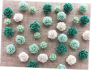 24Pcs Decorative Pushpins,Cork Board Tacks,Bulletin Board Tacks,Thumb Green - Picture 1 of 5
