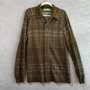 MISSONI Sport Herren Wollmischung Karo Langarm Hemd Größe 50 Medium Vintage 90er - Bild 1 von 8