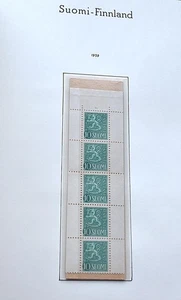 FINNLAND 1945/95 Enorme postfrische Sammlung Viel Zugaben MH ZD Freimarken usw. - Bild 1 von 24