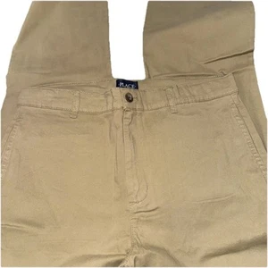 The Children's Place Boys Khakis Pants COLOR FLAX Size 18 Husky New Uniform - Picture 1 of 8