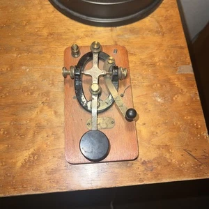 Vintage Telegraph Machine / Morse Code - Zdjęcie 1 z 10