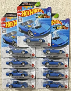 2025 HOT WHEELS COLOR SHIFTERS 1980 CHEVY CORVETTE TRANSFORMERS LOT OF 9 *NEW* - Picture 1 of 8