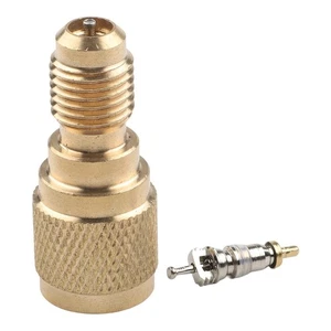 1/4 to 5/16 Inch HVAC Charging Fitting for R410a Systems and Accessories - Picture 1 of 12