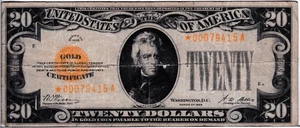 ✯VERY RARE ✯ $20 1928 Gold Certificate ✯ Higher Grade STAR NOTE✯ - Picture 1 of 9