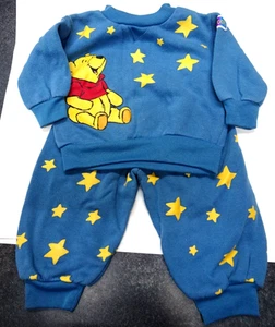 Vintage 1990s 18 Months Cotton Blend Disney 2Pc Sweat Suit Winnie the Pooh* - Picture 1 of 4