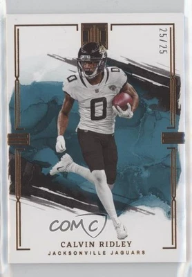 2023 Panini Impeccable Bronze /25 Calvin Ridley #40 - Image 1 of 2