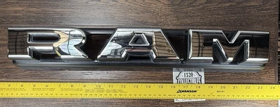 2021 RAM 1500 Grill Insert - "RAM" logo 18.5" x 3" - Image 1 of 4