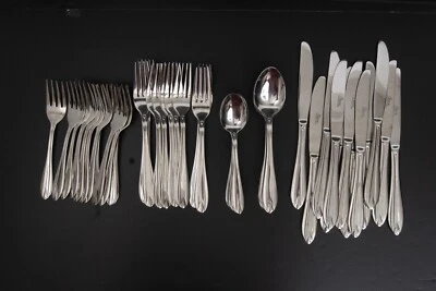 Cubiertos Gibson Acero Inoxidable 18/10 Classy Anastasia? Cuchara cuchillo tenedor 53 piezas Foto 1 de 4