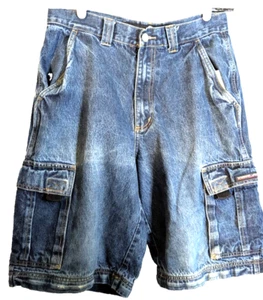 Vibes Jeans Hombre Denim Carga Corto Azul 30/32 Usado - Imagen 1 de 5