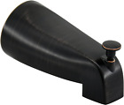 Slip Fit Tub Spout With Pull-Up Diverter For 1/2 Inch Copper Tube, Oil-Rubbed Br